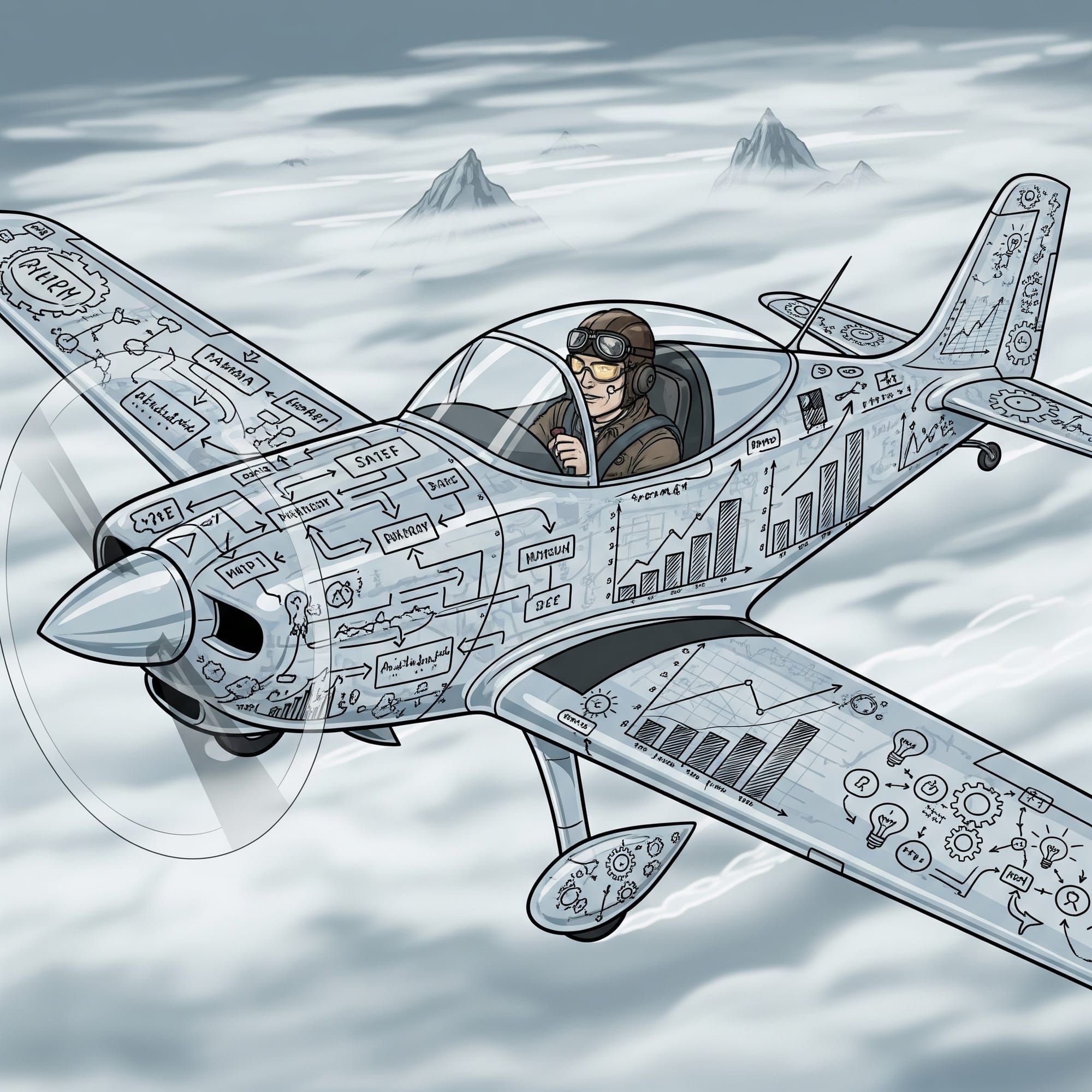 Piloting a small aircraft through thick fog is the daily reality for a business owner in the lower middle market.